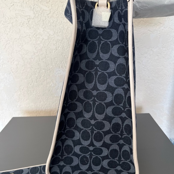 Coach Dempsey tote 40 signature denim jacquard - Picture 3 of 6